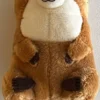 Otter Plush Mini Hanger: Sitting Comfy Warm Brown