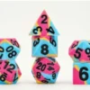 Pansexual Flag set of silicone dice
