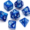 Pearl Series: Blue - Numbers: White
