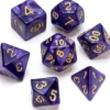 Pearl Series: Purple - Numbers: Gold