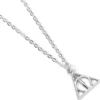 Pendant & Necklace Deathly Hallows (silver plated)
