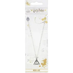 Pendant & Necklace Deathly Hallows (silver plated)