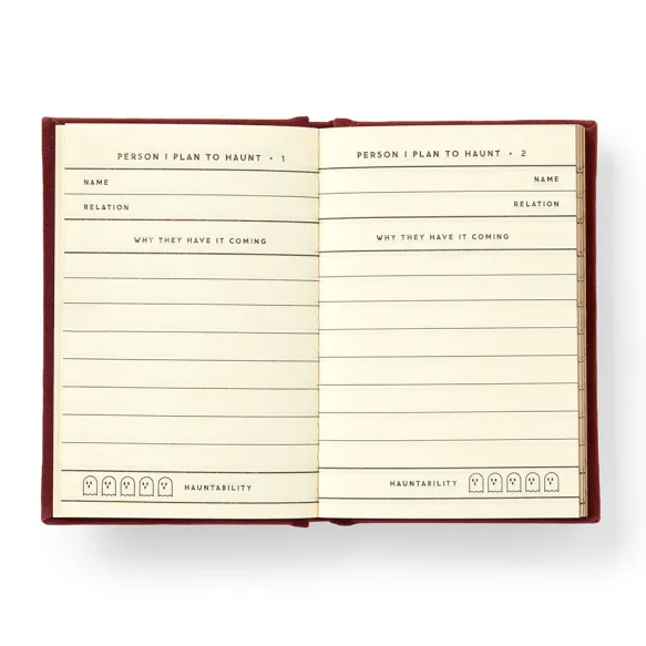 People I Plan To Haunt Tiny Diary