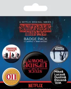 Pin Badges 5-Pack Upside Down