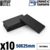 Plastic Rectangular Bases