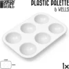 Plastic Rectangular Mixing Palette