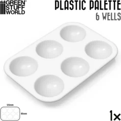 Plastic Rectangular Mixing Palette