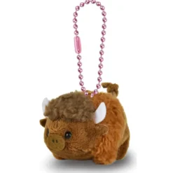 Plush Keychain: Bison