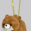 Plush Keychain: Brown Bear