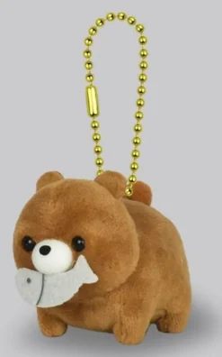 Plush Keychain: Brown Bear