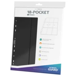 18-Pocket Pages Side-Loading Black