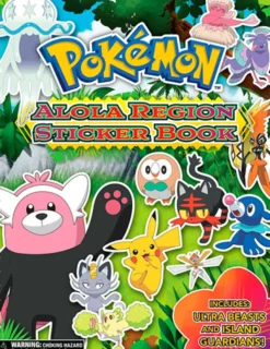 Pokémon Alola Region Sticker Book