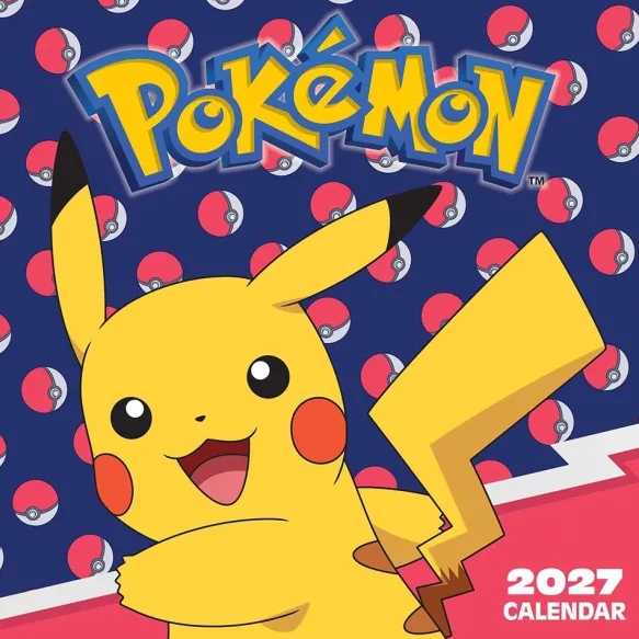 Pokémon 2027 Wall Calendar