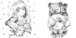 Pop Manga Beauties and Beasties Coloring Book