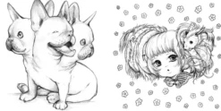 Pop Manga Beauties and Beasties Coloring Book