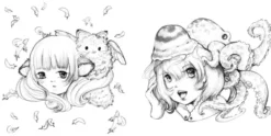 Pop Manga Beauties and Beasties Coloring Book