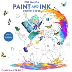 Pop Manga Paint and Ink Coloring Book