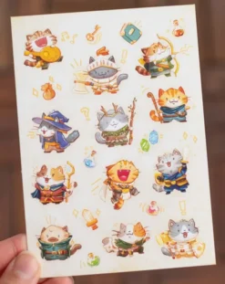 Postcard - Paws of the Round Table