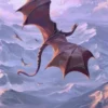 Poster -Flying Dragon 50 x 70cm