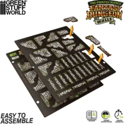 Pre-Painted Walls Terrain: Fantasy Dungeon