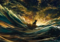 Print A4 - Lost at sea