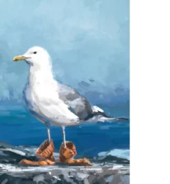 Print A4 - Seagull