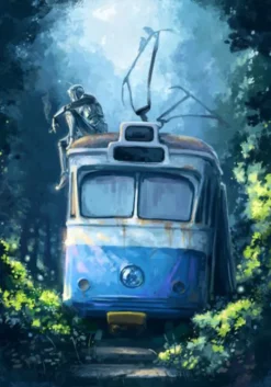 Print A4 - Trolley problem