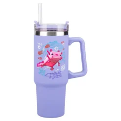 Purple Axolotl Multiway Travel Mug w/ Straw 900 ml