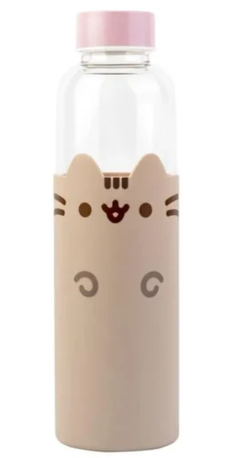 Pusheen Glass Water Bottle 500 ml