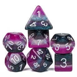 Rays of Pride - Frosted Ace set of 7 dice