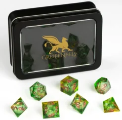 Razor Green & Yellow with Glitter core