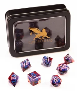Razor Purple/Red Dragon Eye with Blue numbers