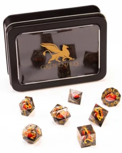 Razor Red Dragon Eye Gold Numbers