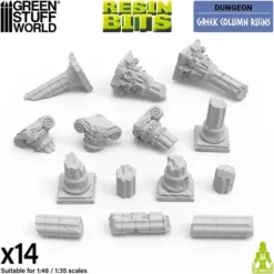 Resin Greek Column Ruins