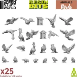 Resin Wild Birds