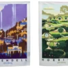 Rivendell & Hobbiton Tea Towel 2-Pack