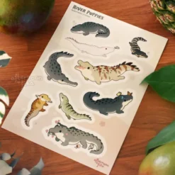 River Puppies Sticker Sheet