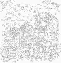 Romantic Gothic: The London Sirosaki Coloring Book