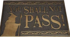 Rubber Doormat You Shall Not Pass 40 x 60 cm