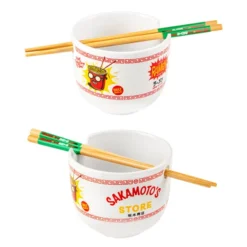 Sakamoto's Store Ramen Bowl w/ Chopsticks