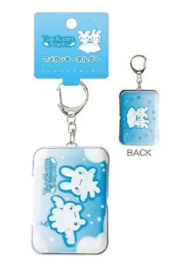 San-X: Mini Box Keychain - Twin Rabbit Angels