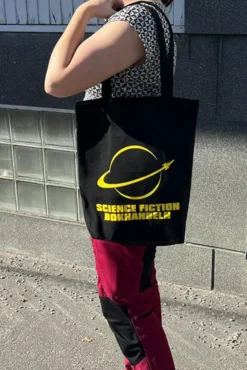 Science Fiction Bokhandeln Canvas Tote Bag
