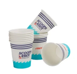 Scoops Ahoy Paper Cup Set - 24 pcs