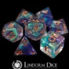 Shapeshifter set of 7 dice - Purple