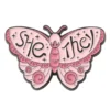 She/They Pronoun Butterfly Pin