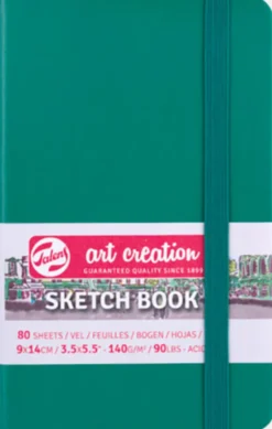 Sketchbook Forest Green 9 x 14 cm