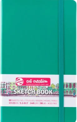 Sketchbook Forest Green 13 x 21 cm