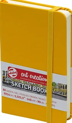 Sketchbook Golden Yellow 13 x 21 cm