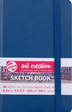 Sketchbook Navy Blue 9 x 14 cm