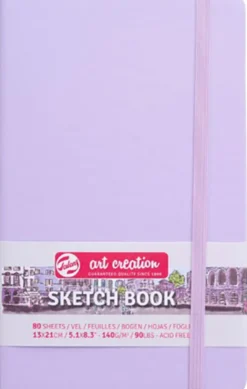 Sketchbook Pastel Violet 13 x 21 cm